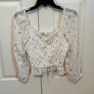 floral blouse from hollister, size medium
